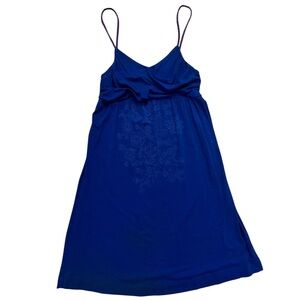 Babydoll Navy Dress with Braided Straps